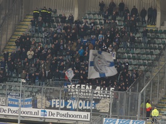 Zwolle-Fans in Den Haag