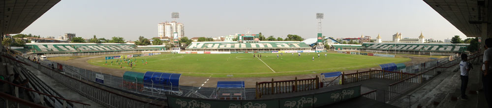 Aung San Stadion in Yangon, Panorama