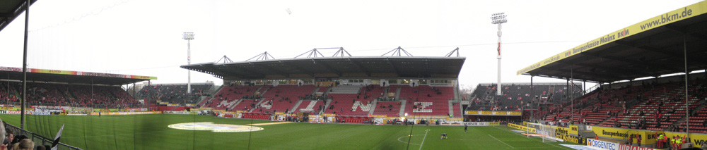 Das Stadion am Bruchweg des FSV Mainz 05