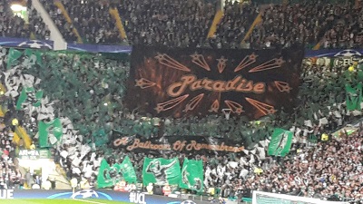 Choreo der Celtic Ultras
