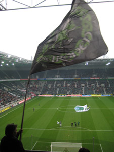 Fahne im Borussia-Park