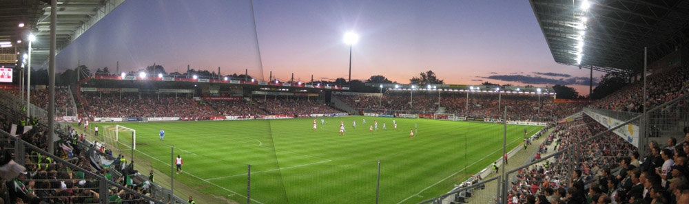 Das Stadion der Freundschaft in Cottbus