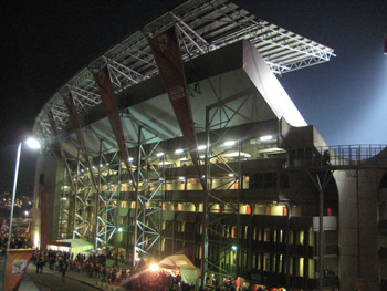 Tribüne im Ellis Park Stadium in Johannesburg