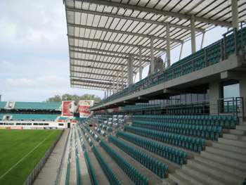 Erst 2001 erbaut: die Le Coq Arena