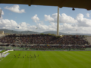 Besonderheit in Florenz: Der Stadionturm
