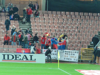 Fans von Osasuna Pamplona