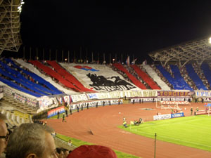 Choreo der Hajduk-Fans