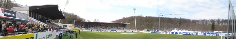 Die GAGFAH-Arena des 1. FC Heidenheim