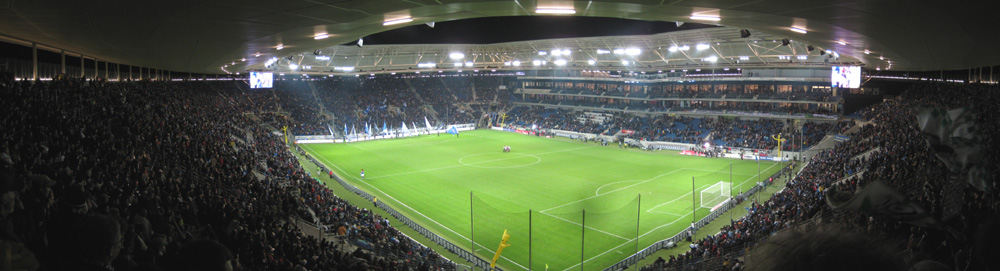 Hoffenheims Rhein-Neckar-Arena in Sinsheim