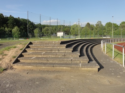 Stufen im Stadion Grosse Wiese