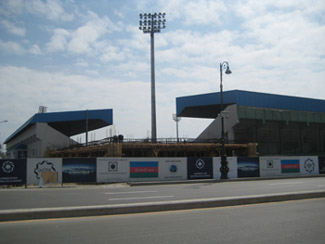 Das Safa Stadion in Baku