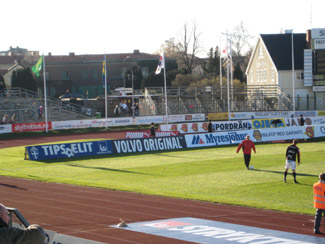 Patchwork im Stadion Fredriksskans in Kalmar