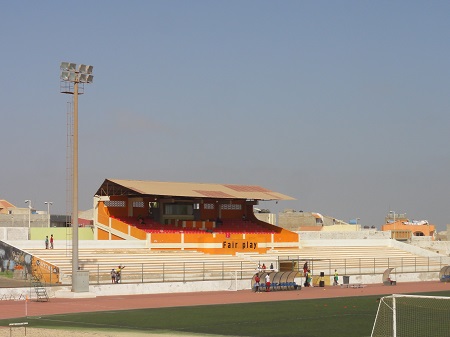 Estadio municipal in Espargos, Cabo Verde