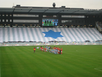 Tifo der Ultras von Malmö FF