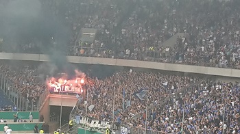 Schalke-Fans in Duisburg