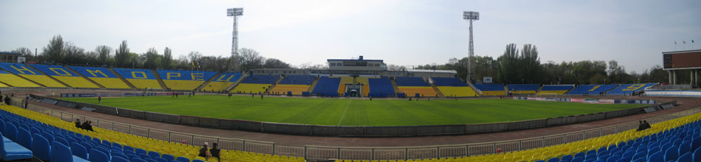 Das Stadion Chernomorets in Odessa