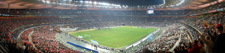 Blick durch das Stade de France