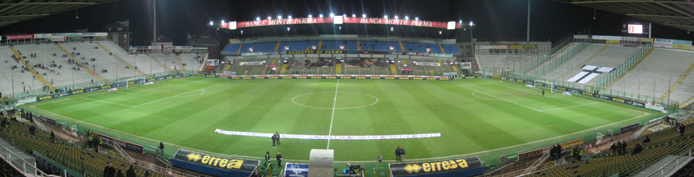 Das Stadio Ennio Tardini in Parma