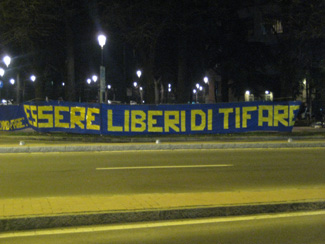 Fans von AS Ctittadella in Parma