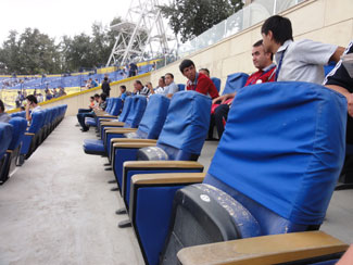 VIP-Tribüne im Paxtakor-Stadion in Taschkent