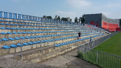Das Stadion Pod Lipou an der Elbe