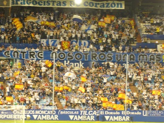 Fans von Saragossa gegen Osasuna