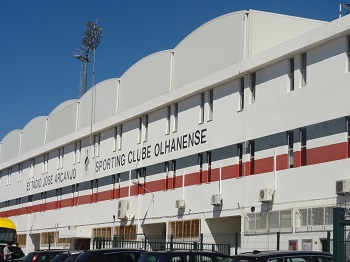 Tribüne des Estadio Jose Arcanjo in Olhao