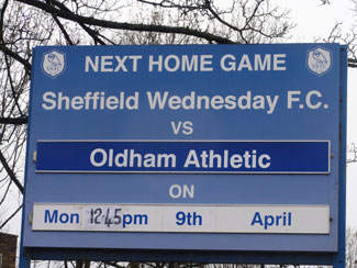 Sheffield Wednesday - Oldham Athletic April 2012