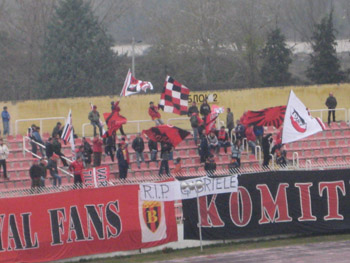Fans von Vardar Skopje