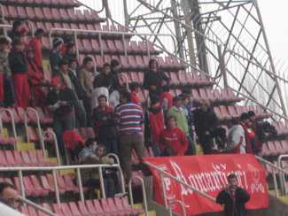 Fans von Rabotnicki Skopje
