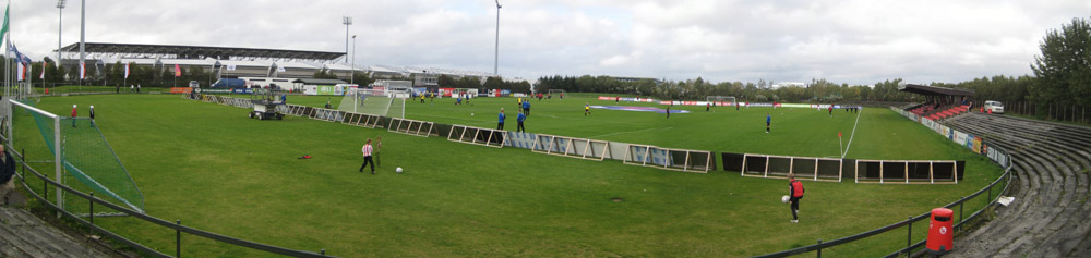 Das Stadion Valbjarnarvöllur in Reykjavik