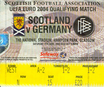 Schottland - Deutschland 1:1 (7.6.03)
