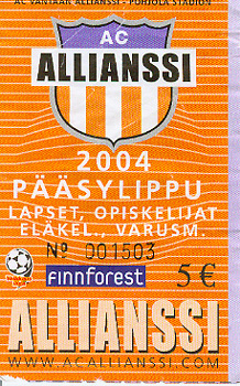 AC Allianssi - FC Haka 0:0 (8.7.04)