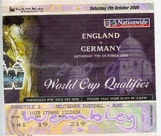 England - Deutschland 0:1 (7.10.00)
