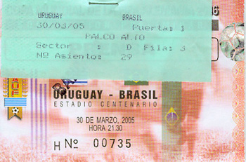 Uruguay - Brasilien 1:1 (30.3.05)