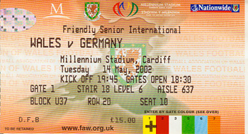 Wales - Deutschland 1:0 (14.5.02)
