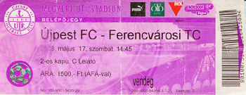 Ujpest Budapest - Ferencvaros Budapest 0:0 (17.5.03)