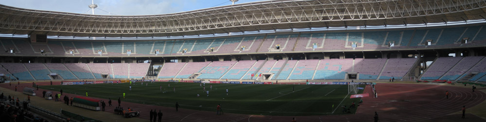 Das Stade du 7 Novembre in Rades/Tunis