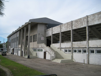 Rückansicht des Kadrioru Stadion
