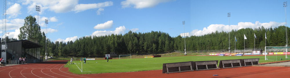 Das Stadion Vilundavallen in Upplands Vsby