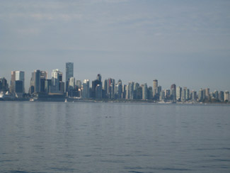 Die Skyline von Vancouver