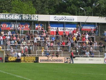 VfR-Fans beim Mannheimer Derby