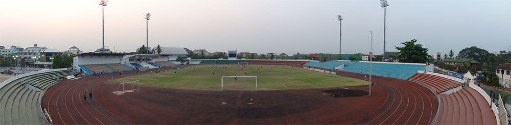 Anuvong Stadium in Vientiane