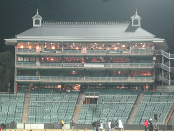 Tribüne im Wanderers Stadium in Johannesburg