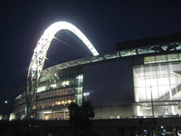 Das Wembley Stadion in London