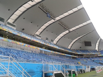 Leeres WM-Stadion in Natal