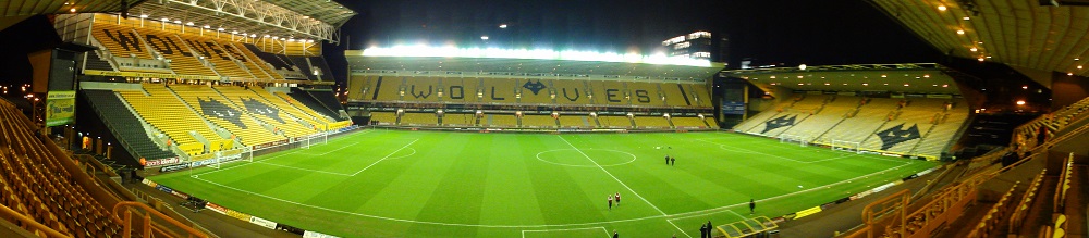 Molineux Stadium der Wolverhampton Wanderers
