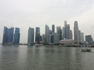Singapurs Skyline