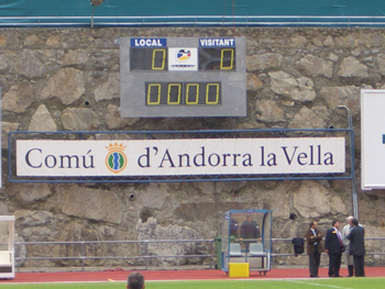 Das Estadi Comunal in Andorra 