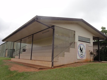 Tribüne bei den Atherton Eagles